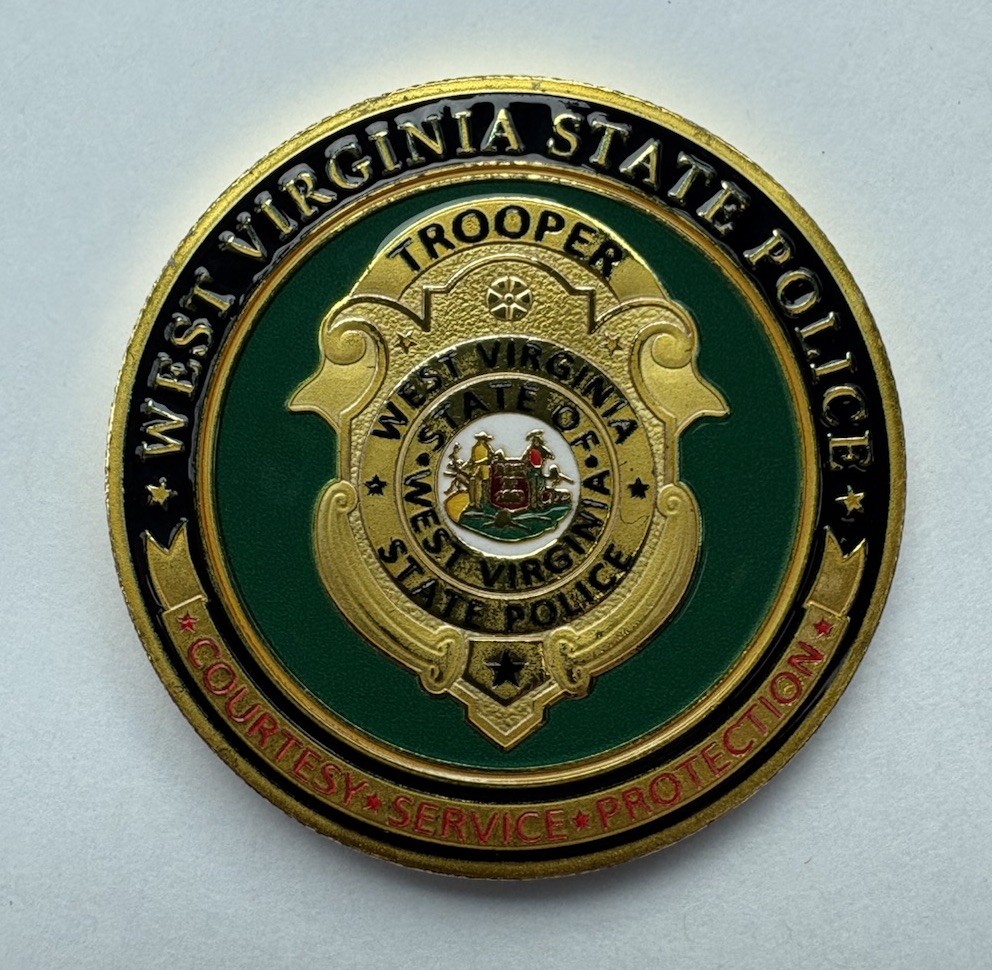 West Virginia State Police Challenge Coin