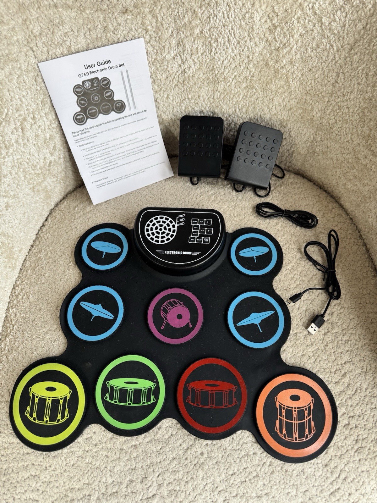 Electronic Drum Pad Tested Works Great