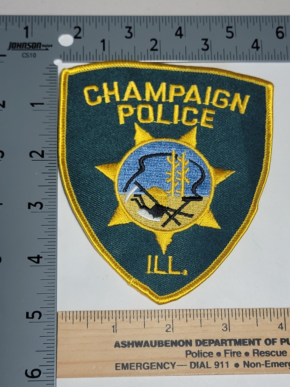 MK2 8B Police patch Illinois Champaign
