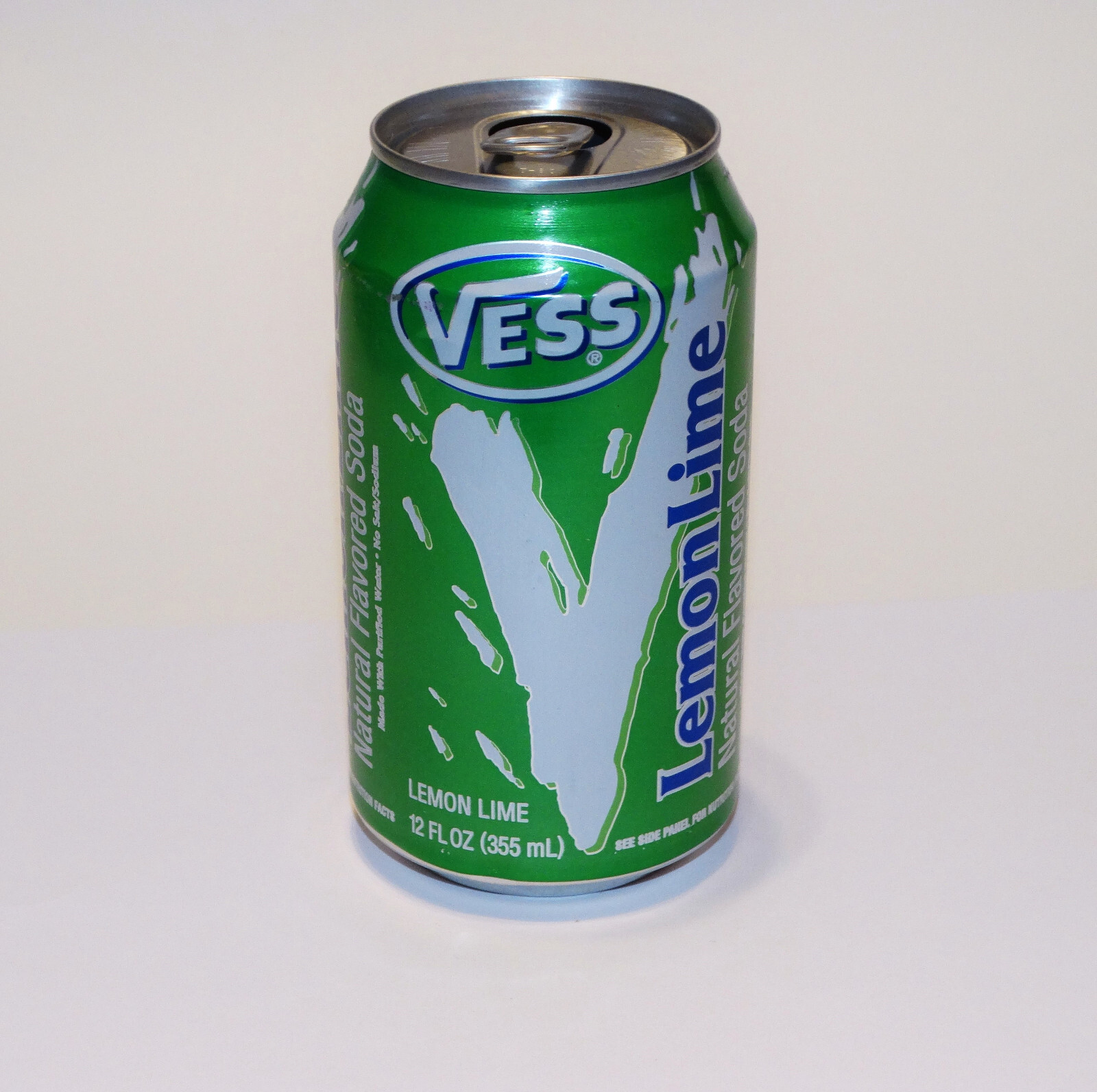 Vess Soda Can Lemon Lime EMPTY Maryland Heights MO