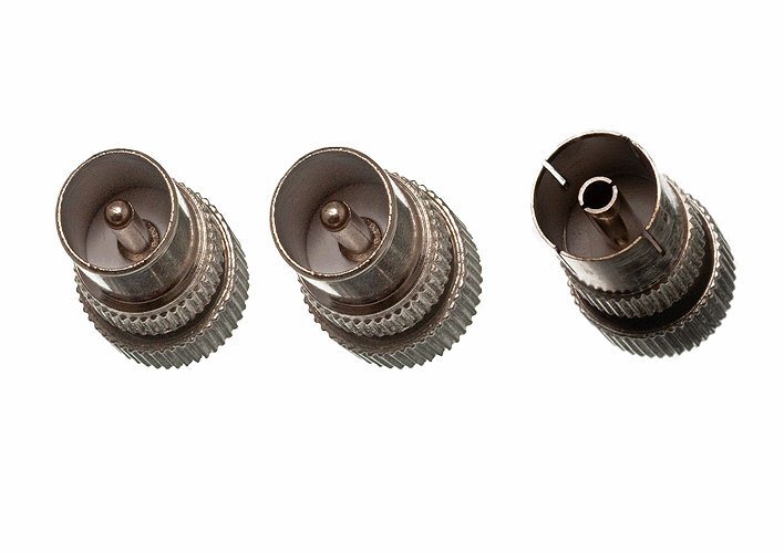 New Pack Of 15 Coaxial Aerial Cable Connectors 10 X Male 5 X Female - Onestopdiy