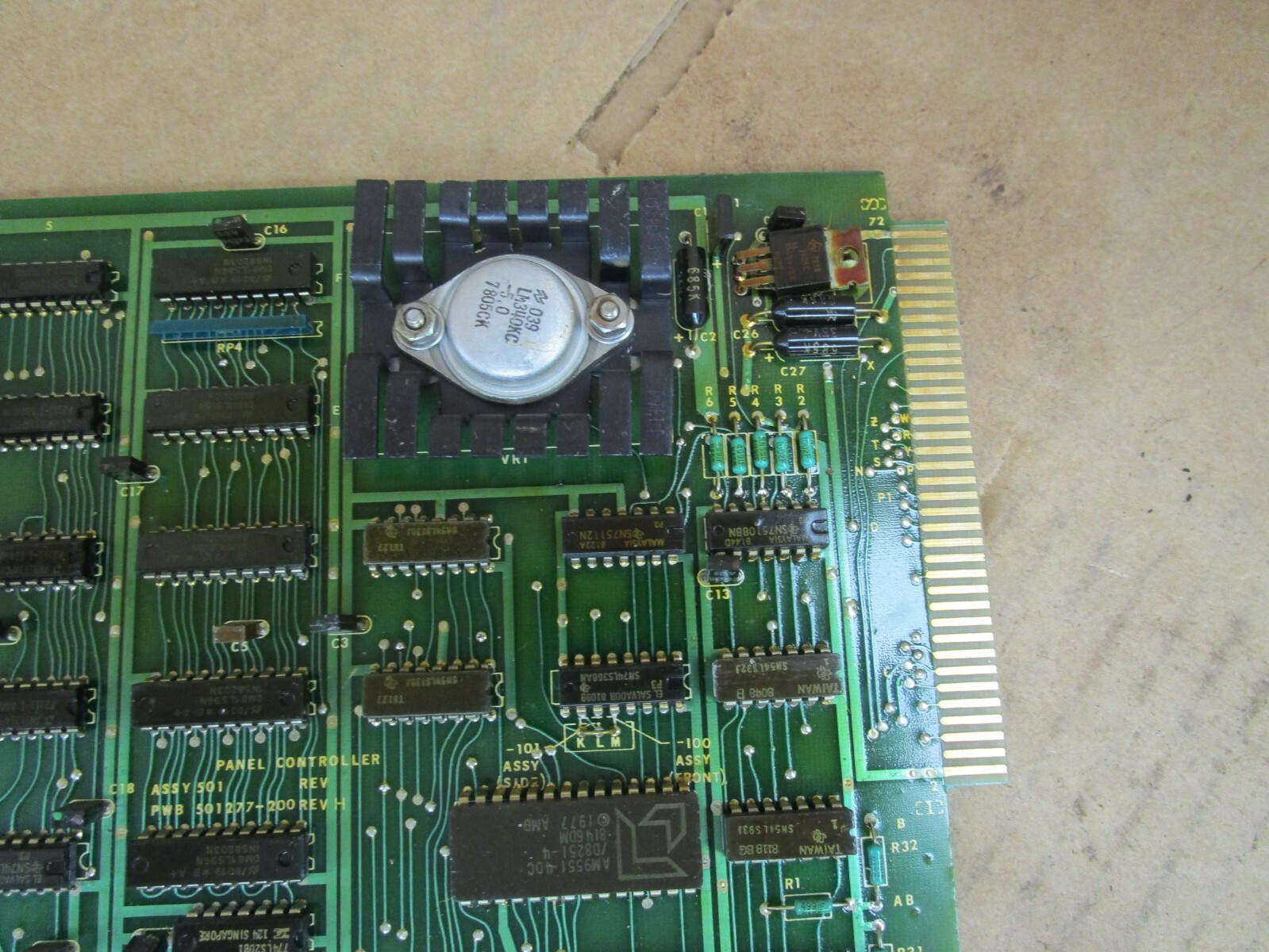 PROCESS SYSTEM PANEL CONTROLLER PWB 501277-200 501-277 REV H