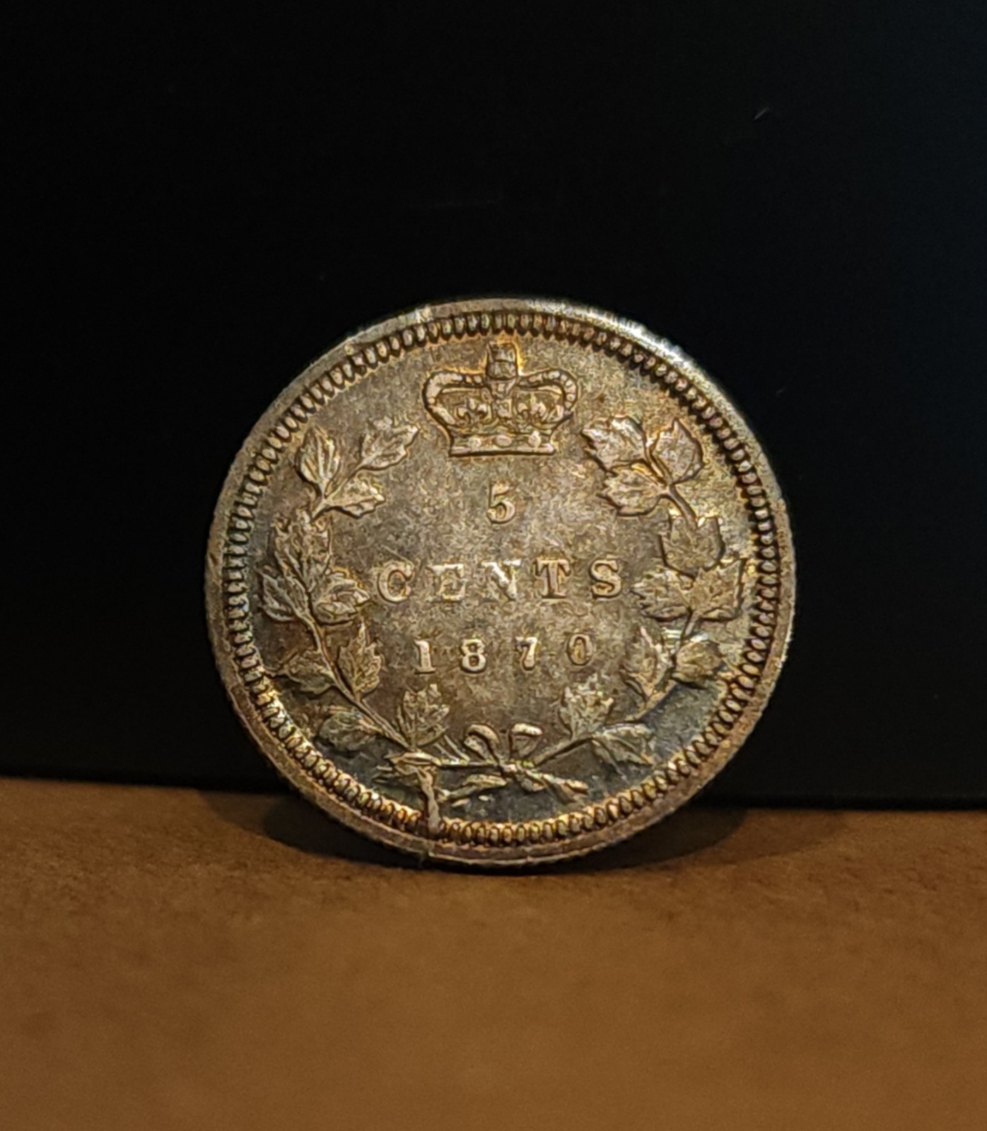 1870 Canada 5 Cents