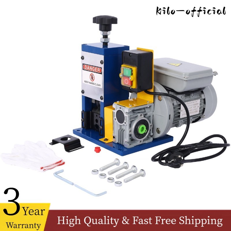 Auto Wire Stripping Machine for 0.06"-1" Copper Wires 7/0-15 AWG Wire Stripper