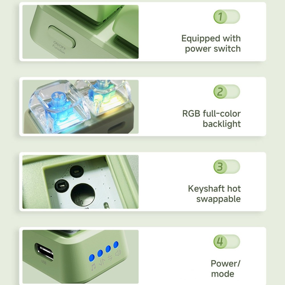 Newest Tooth Remote Control Keypad Dual Button Page Turner for Kobo7766