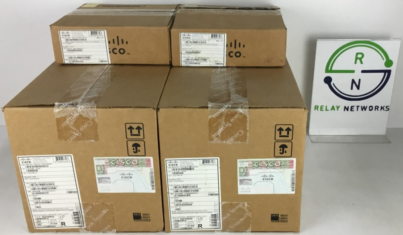 LOT OF 12 Cisco AIR-CAP2702I-B-K9 "NEW AND NOB " Dual Band Wireless access Point