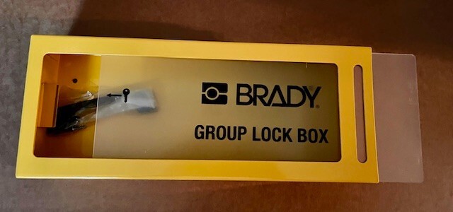 Brady Lg252m Group Lockout Box Yellow