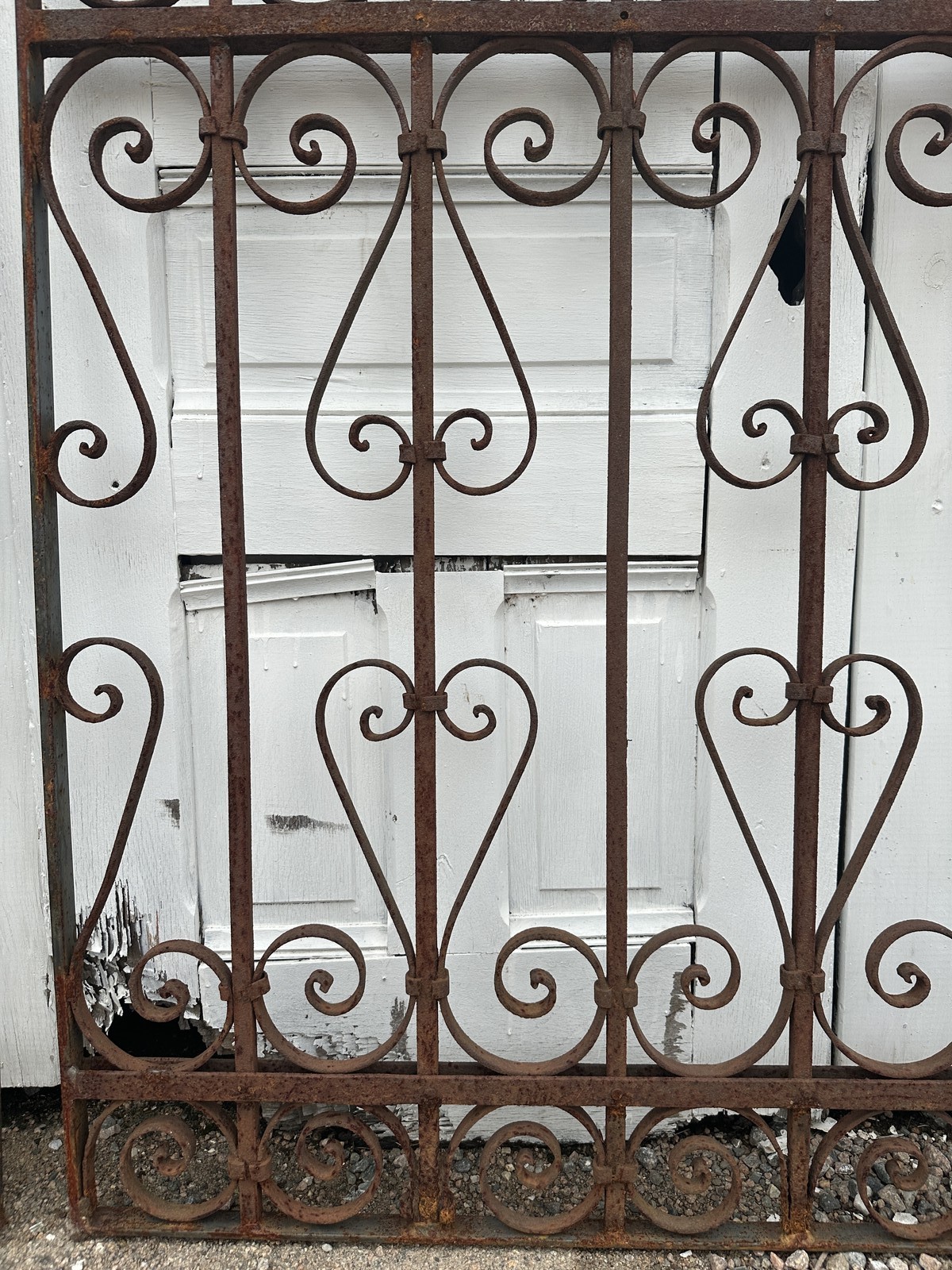 Antique Iron Garden Gate Pair GA20339