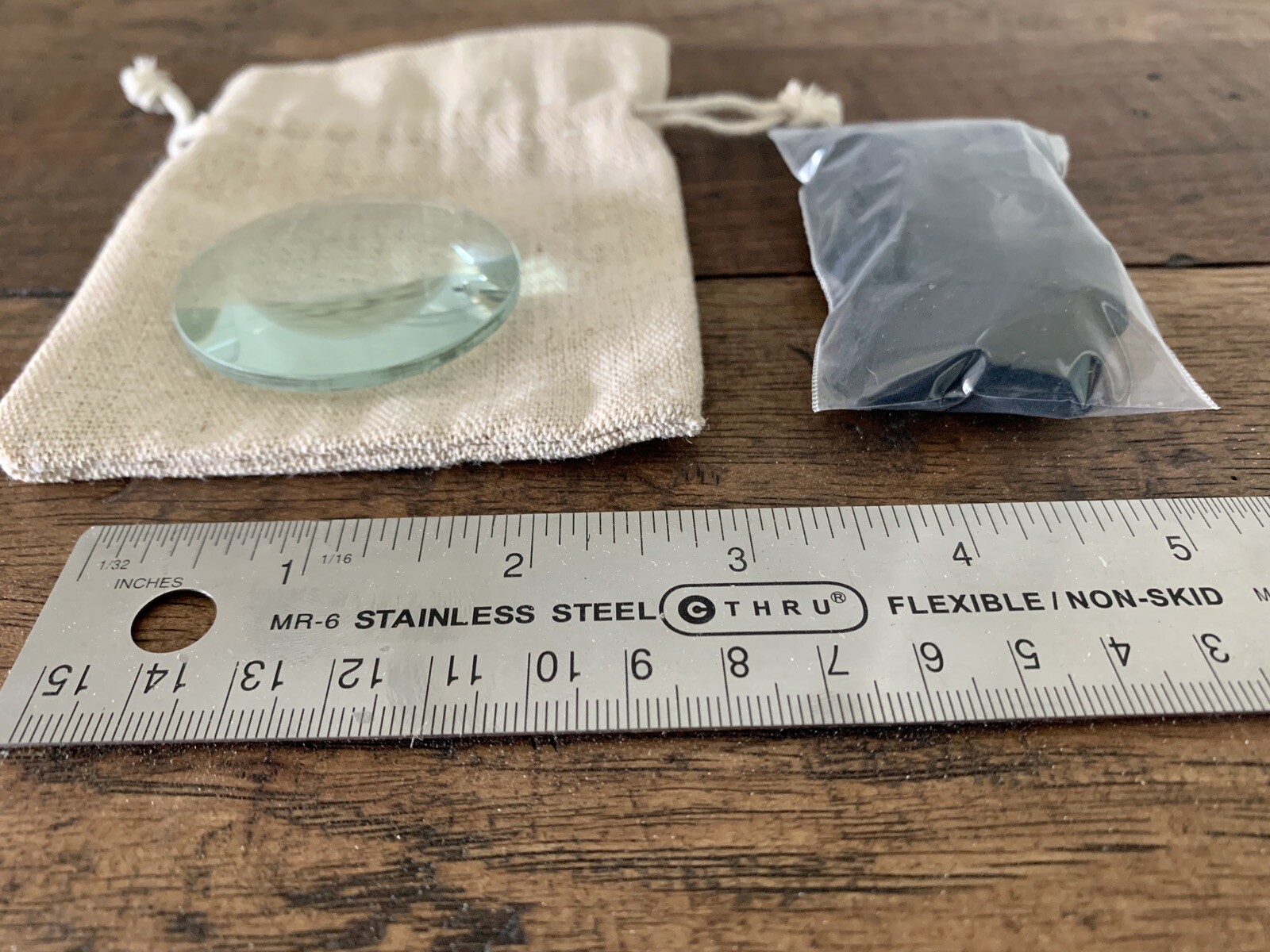 5X Magnifying Glass Fire Starter With Char Cloth