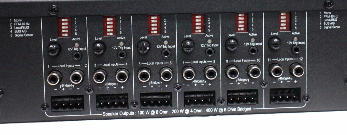 AudioControl Architect Model P2280EQ 12 Channel Multi-Zone High-Power Amplifier