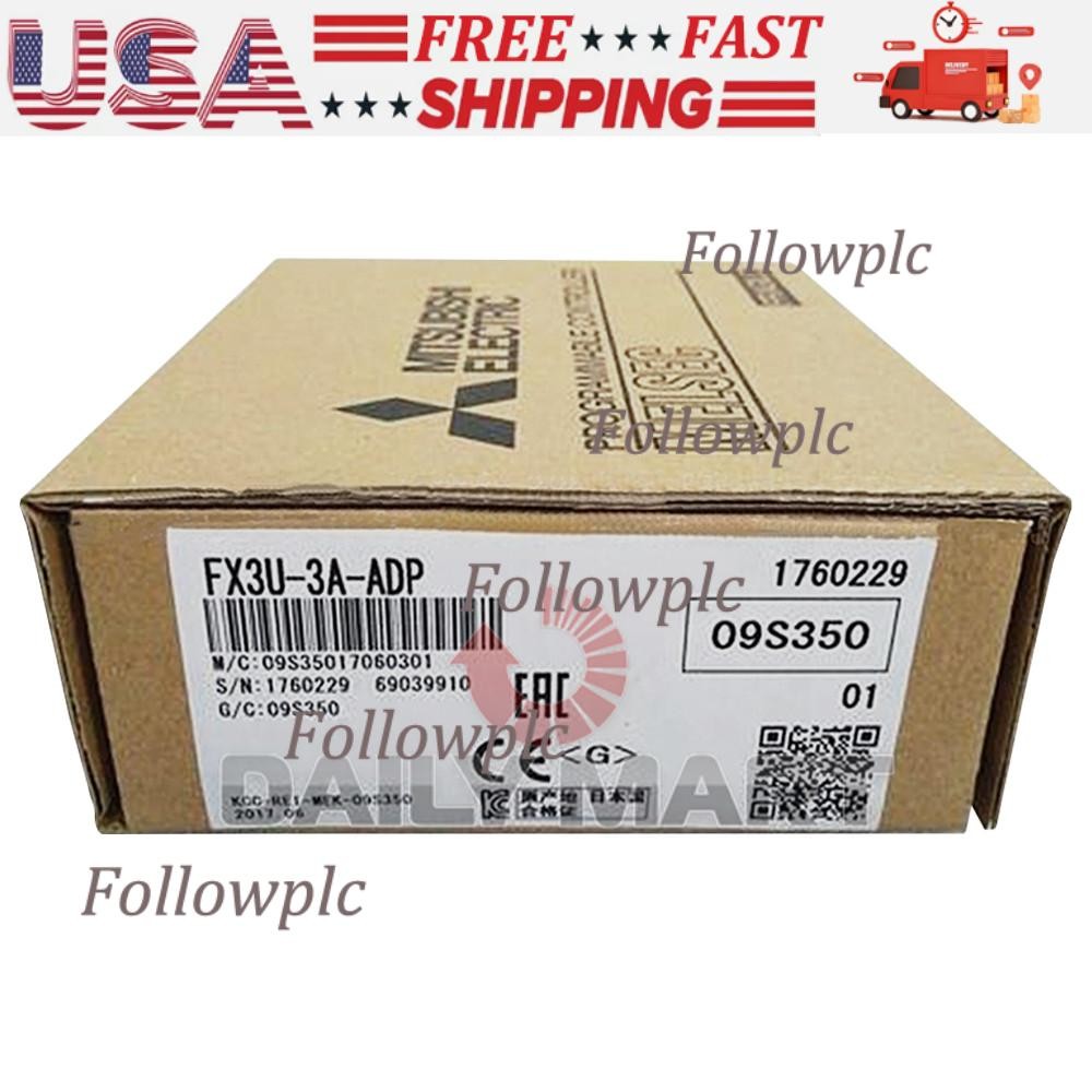 New In Box FX3U-3A-ADP FX3U3AADP PLC Module