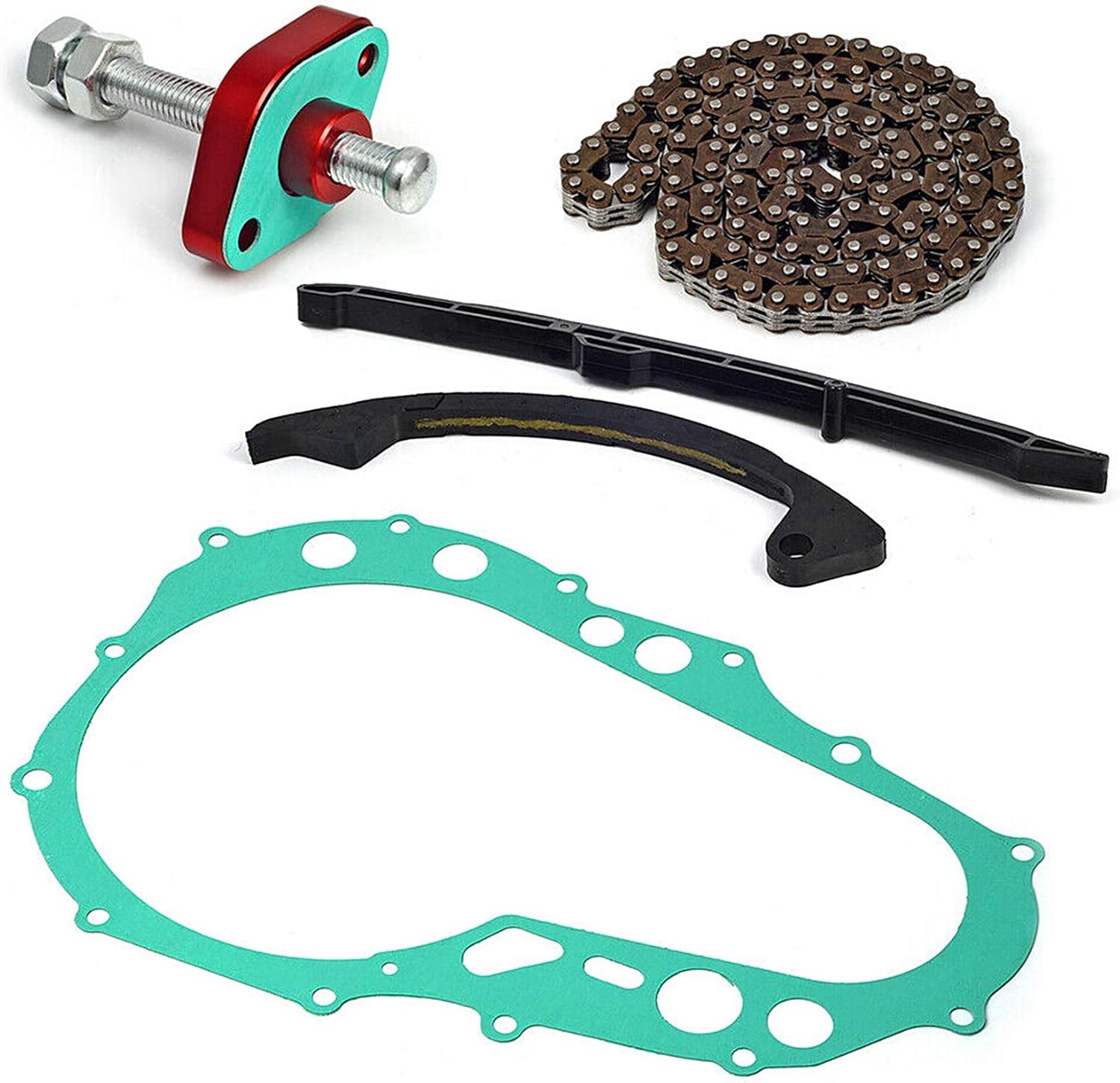Cam Timing Chain Guides Tensioner and Cover Gasket Fit for Suzuki LTZ400...
