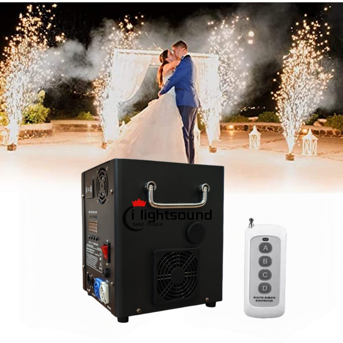 IR 700W Cold Spark Machine Stage Effect DMX Firework Machine Club Wedding Show