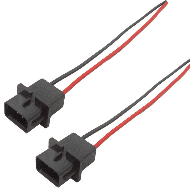 2pcs 5202 5200S P13W PSX24W Male Connector Plug Fog Light Wiring Harness Socket