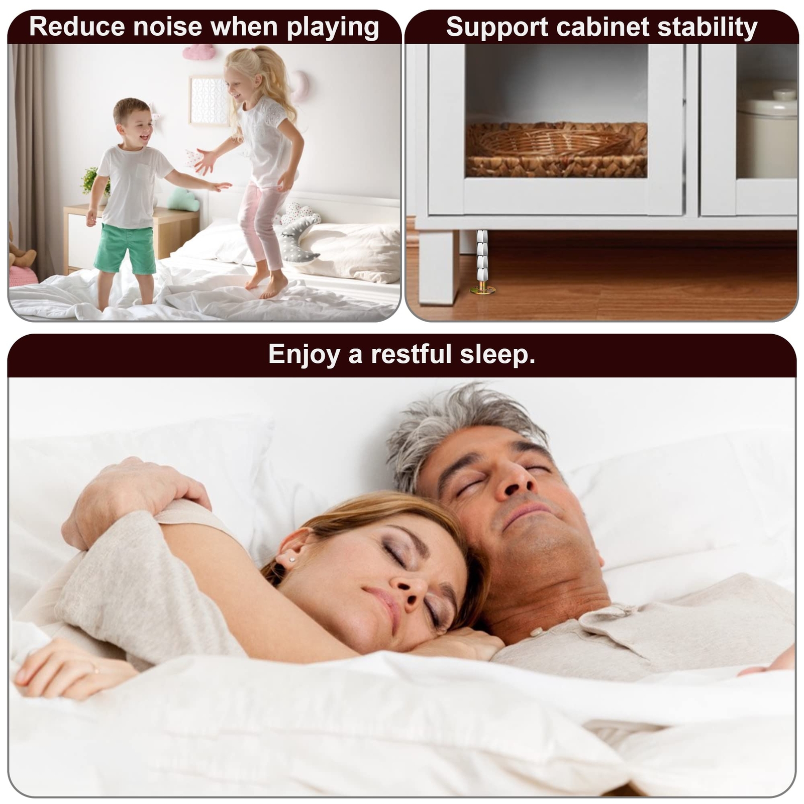 Adjustable Anti-Shake Bed Frame Tool – Easy Install Prevents Headboard Movement