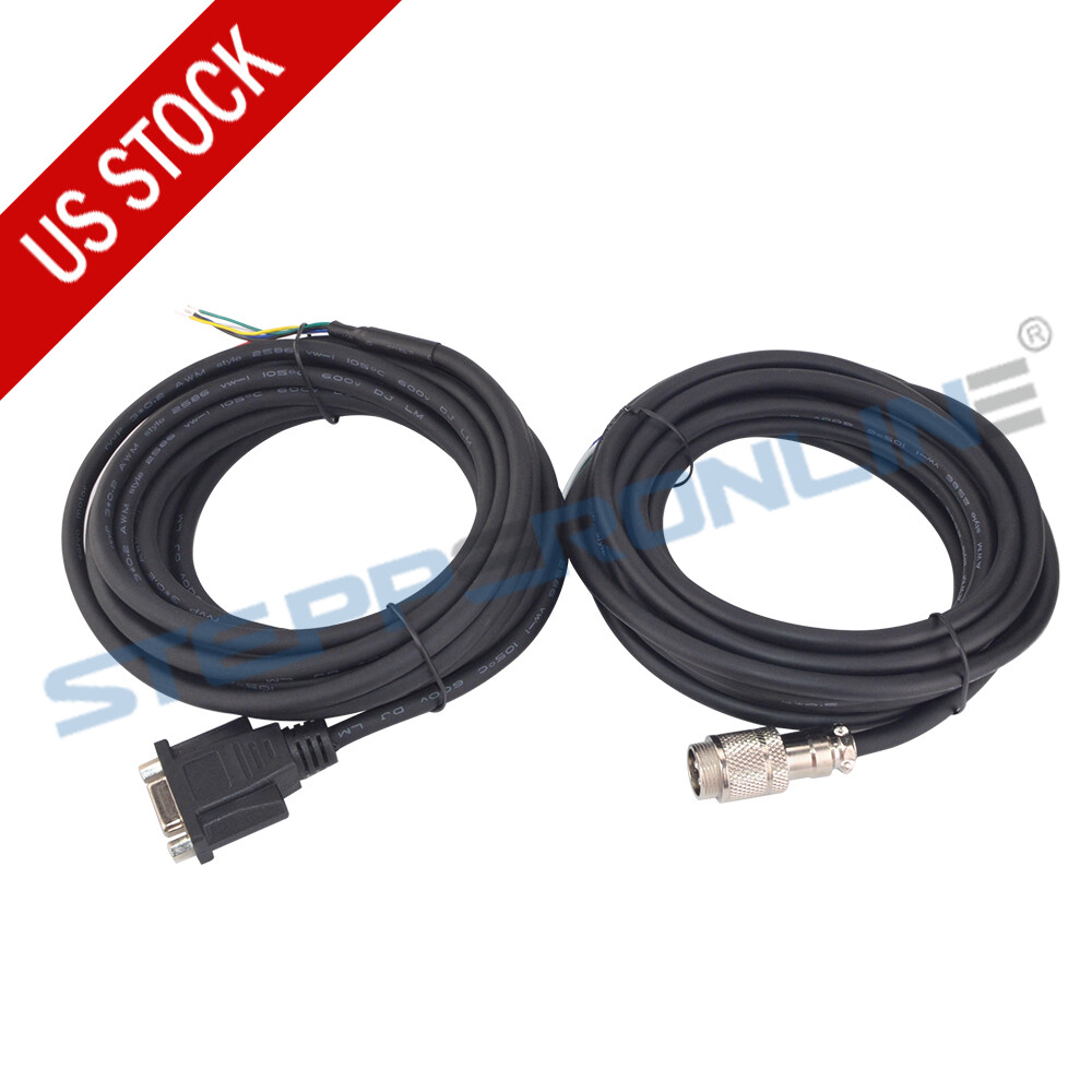 4.7m Long Motor & Encoder Extension Cable Kit for Nema 23/24 Closed Loop Stepper