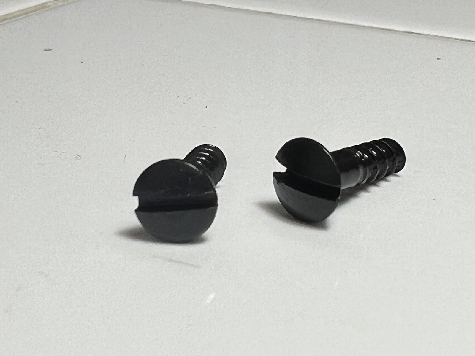 Trigger Guard Very Small Slotted Blue Screws Win, Rem, Sav, etc. Pair   (#Z-841)