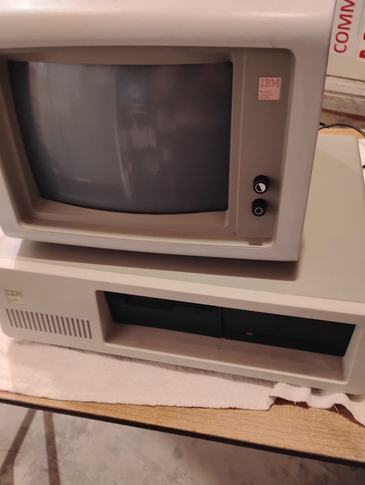 7th IBM PC XT 1st Hard Drive PC 1982 Complete Set Original