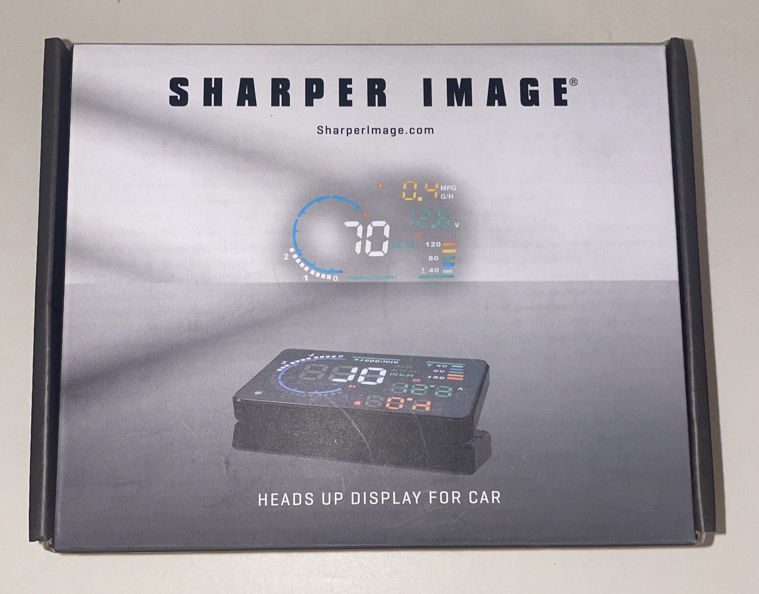 Sharper Image Heads Up Display for Car /5.5” Color Display / Auto On Off W/ Car