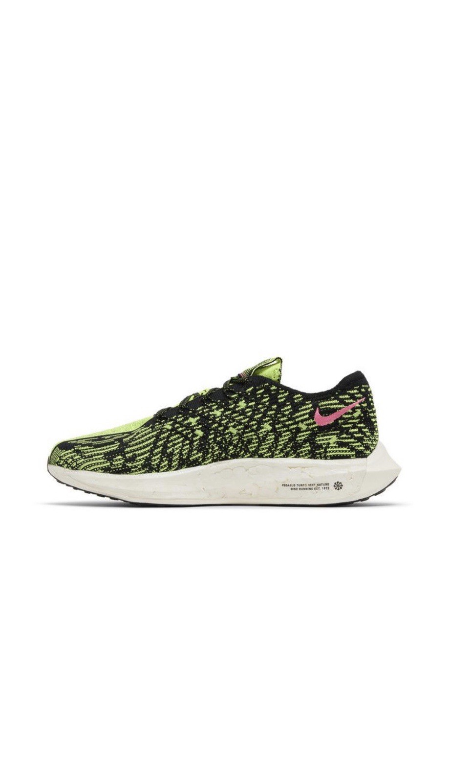 Nike Pegasus Turbo ZoomX Next Nature Mens 8.5 Black Volt FN6822-010