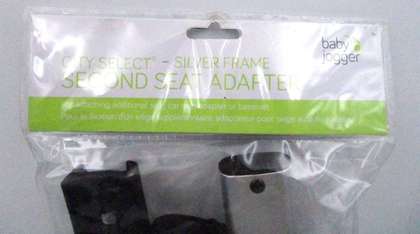 NEW CITY SELECT BABY JOGGER SILVER FRAME SECOND SEAT ADAPTER
