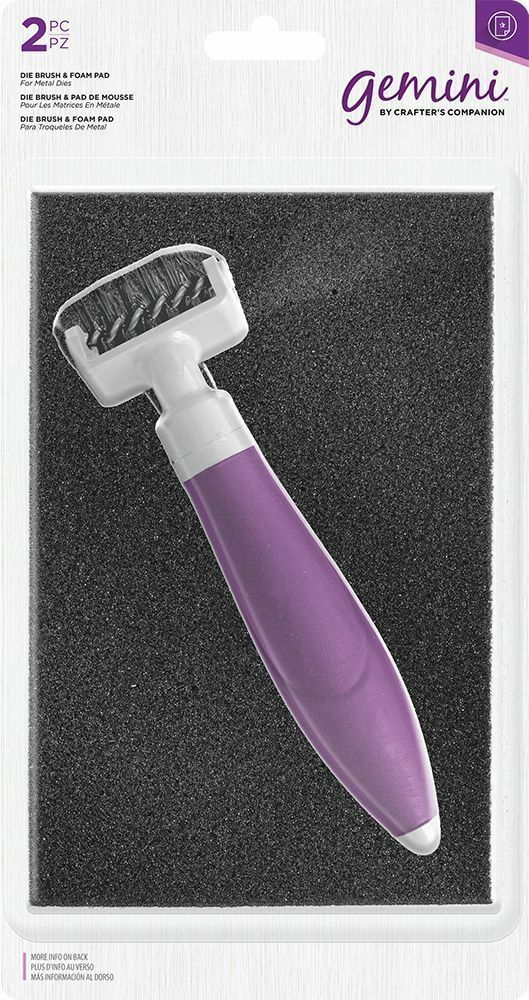 Crafter's Companion Gemini Die Brush & Foam Pad NEW- 657811