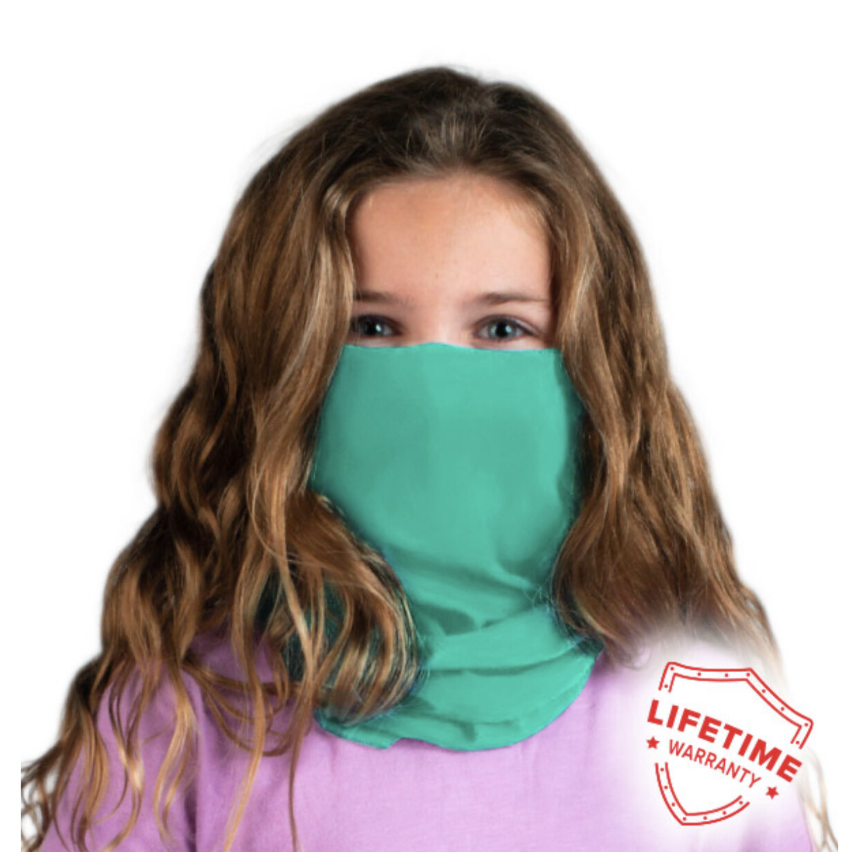 SA Salt Armour GET 2 Masks $9.99 SEAFOAM Mint Green Child Mask Gaiter Bandana