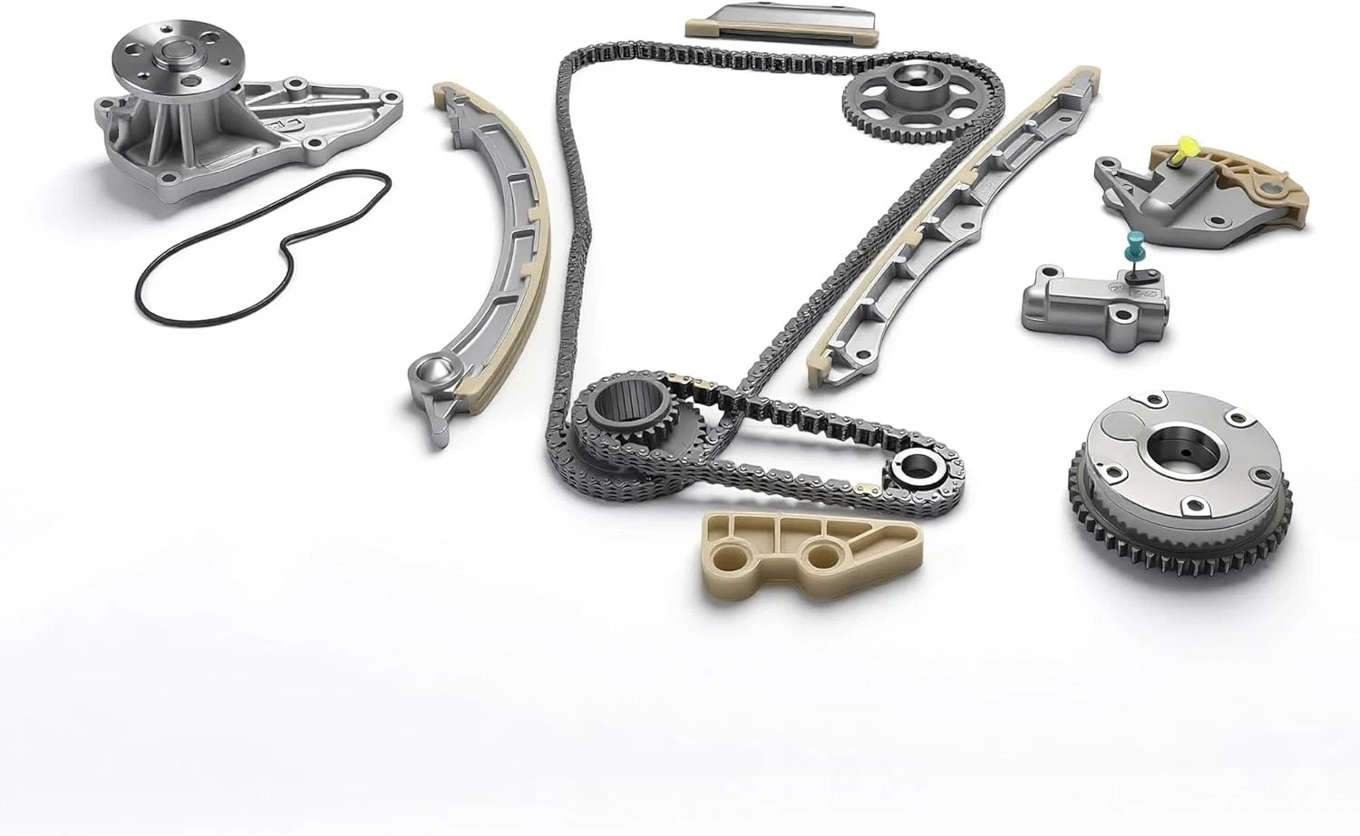Timing Chain Kit with VVT Camshaft Adjuster & Water Pump, for Honda Accord CR-V