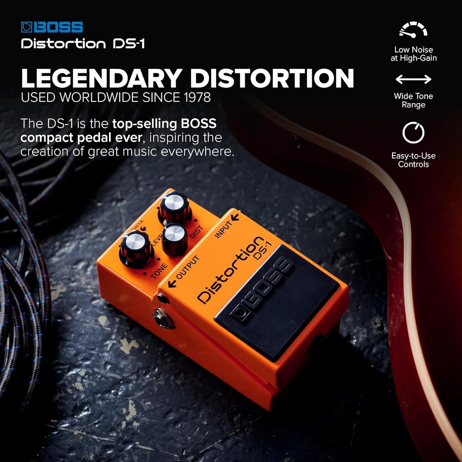 Brand New DS-1 Distortion Pedal Compact