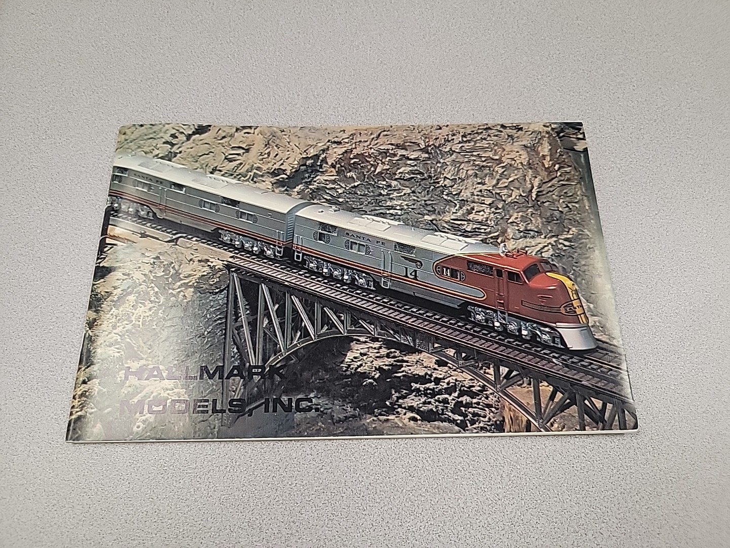 VINTAGE CATALOG #M7287 - HALLMARK model trains  1974