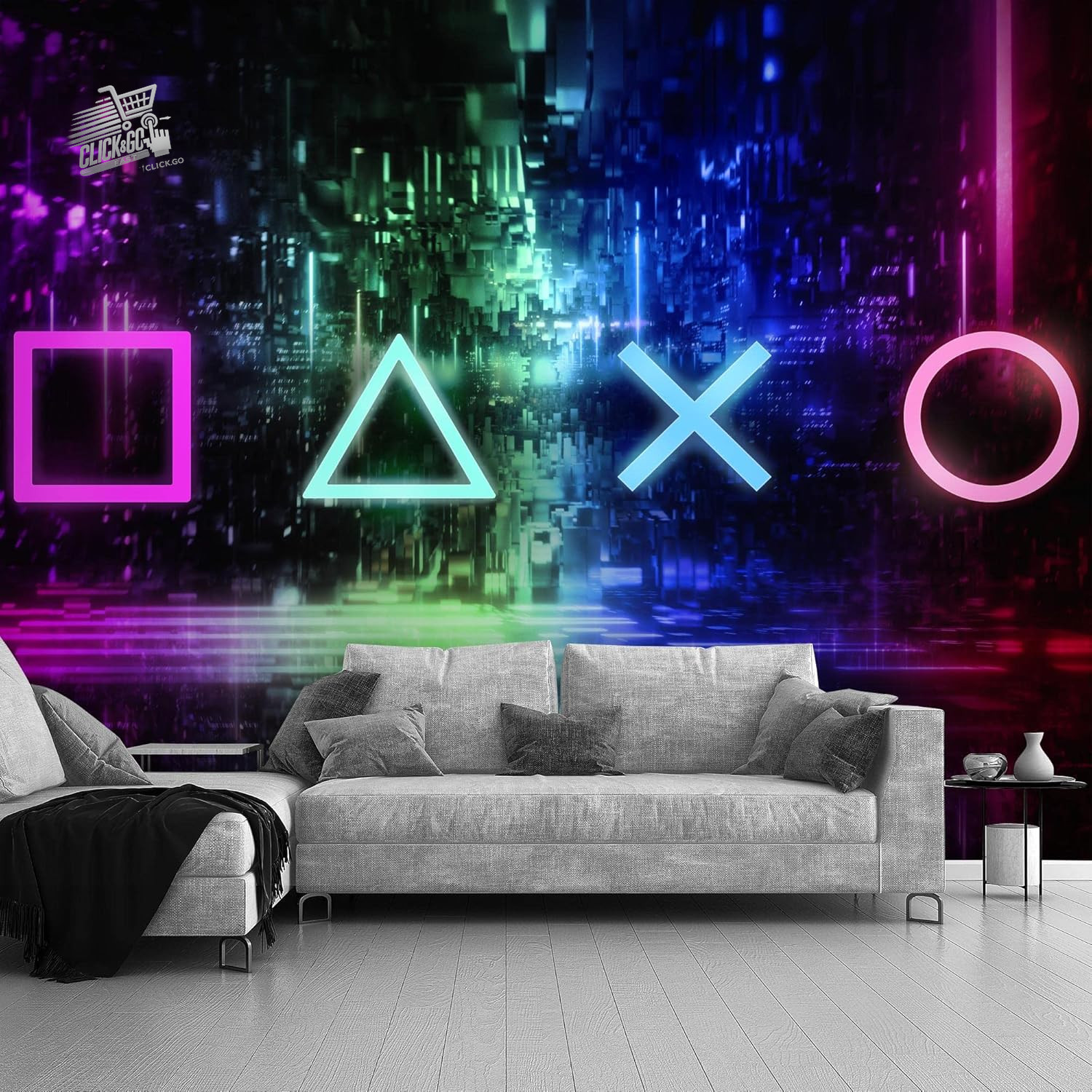 Photo Wallpaper Modern Game Console Fleece Living Room Bedroom L