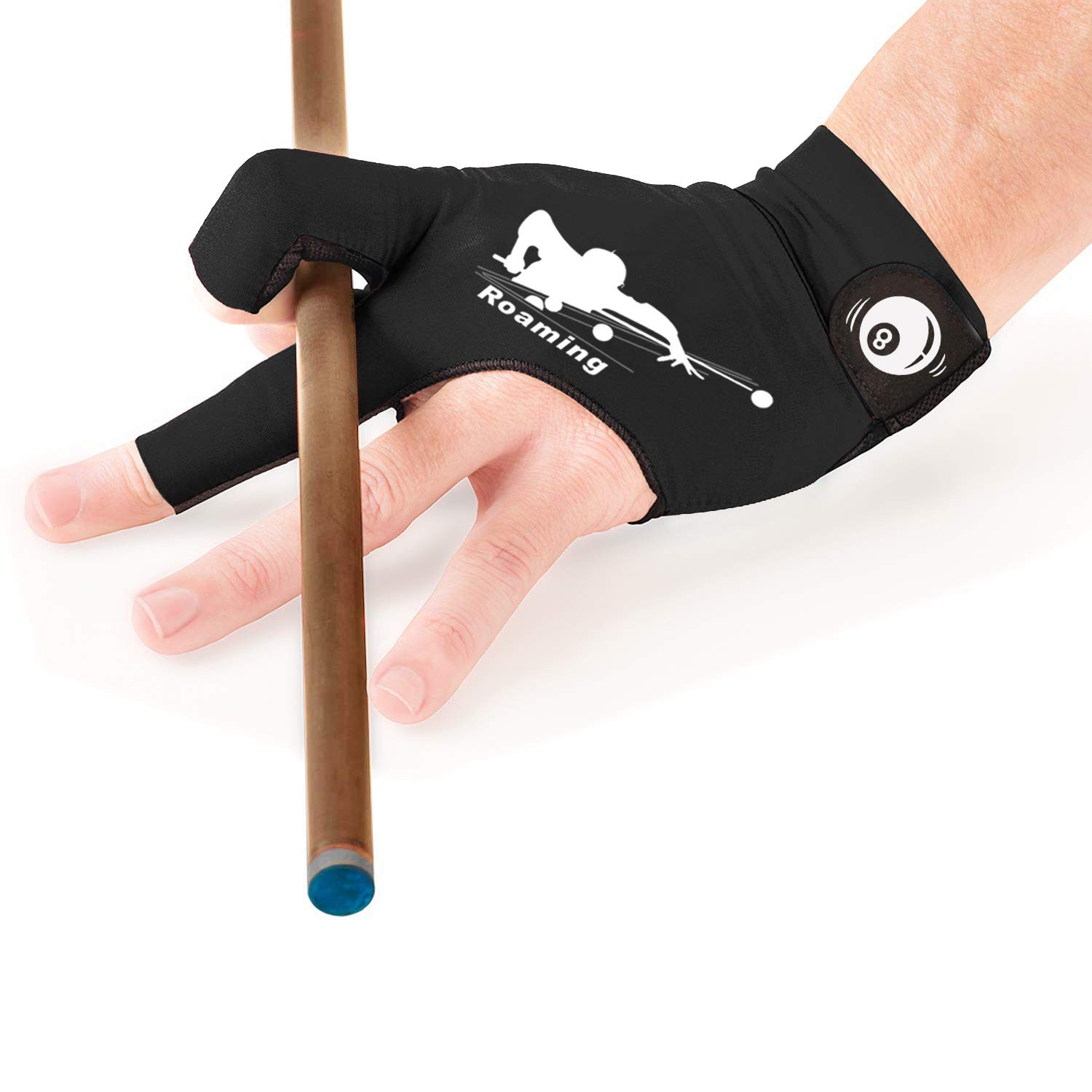 Carom Pool Snooker Cue Glove for Left or Right Hand  Men & Women