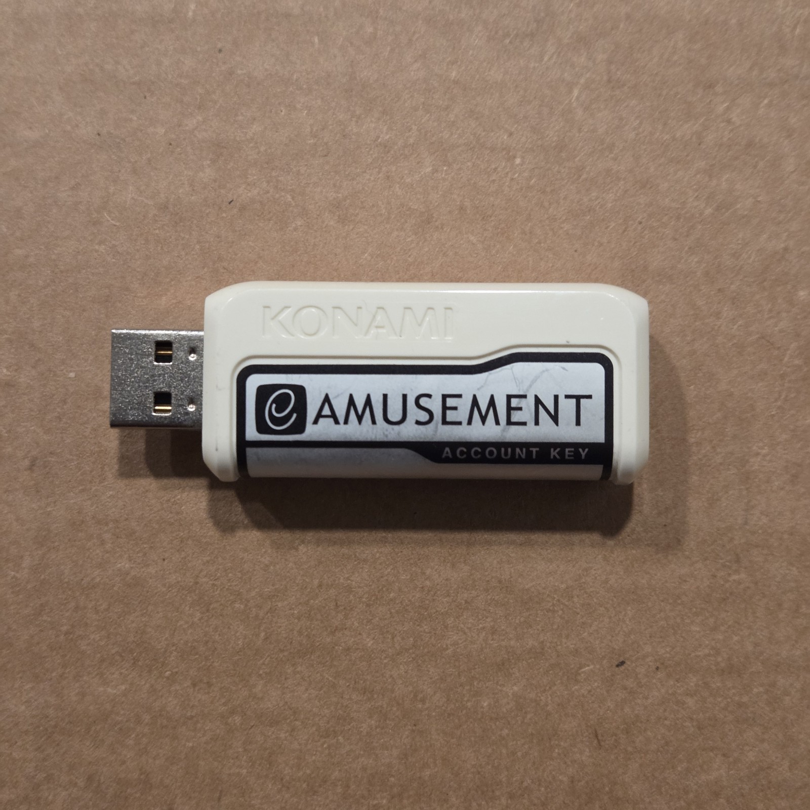 KONAMI Eamusement White Security Dongle Bemani DDR IIDX SOUND VOLTEX Arcade