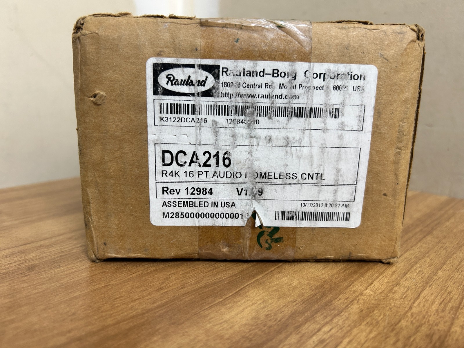 Rauland-Borg Responder DCA216 Nurse Call 16PT Audio Domeless Controller Board