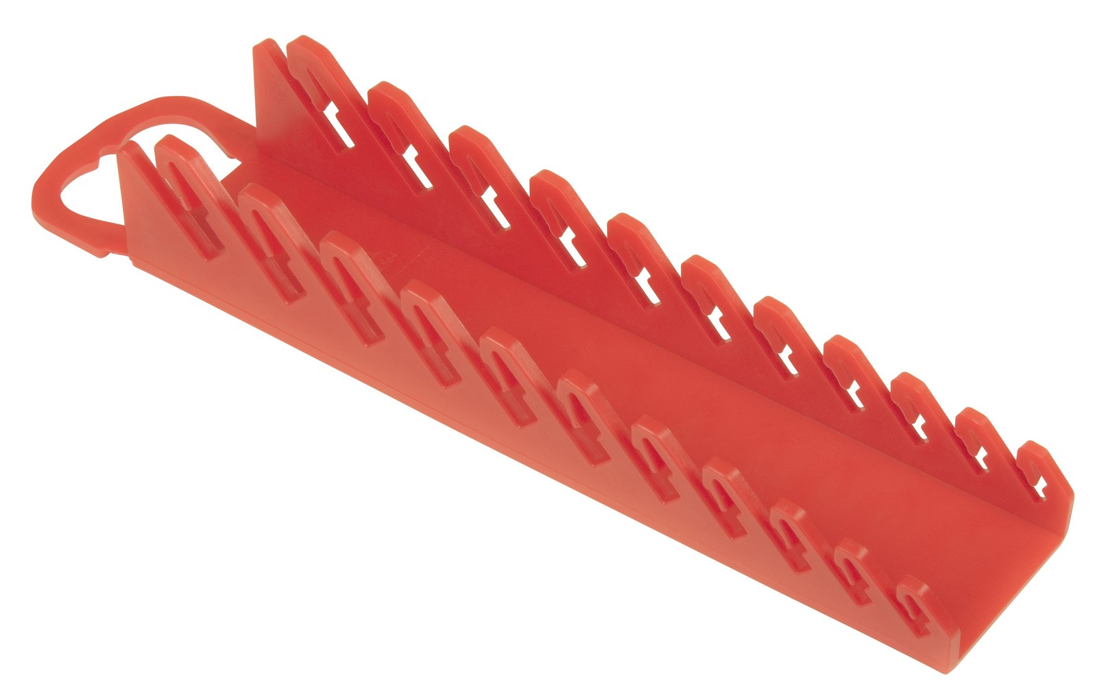 Ernst 5076 Red 11-Tool Gripper Wrench Organizer for SAE Stubby Wrenches