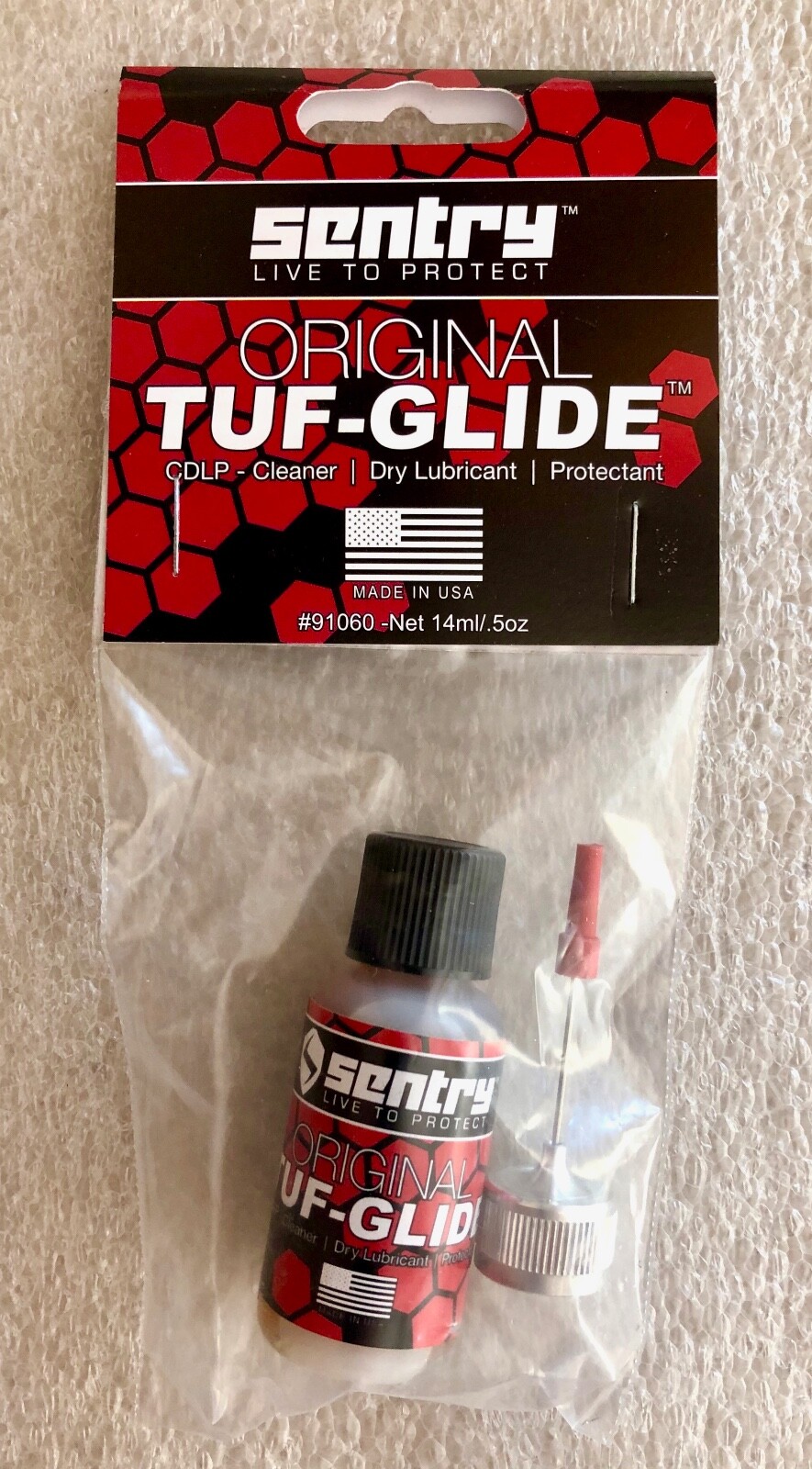 Sentry Products Tuf-Glide Dry Gun + Knife Lube Needle Applicator 1/2 OZ