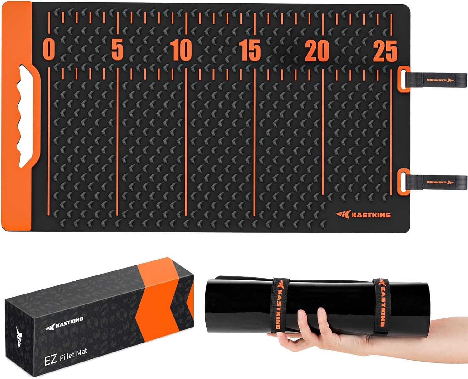 KastKing EZ Fillet Fish Fillet Mat, Anti-slip Texture With 25" Integrated Ruler