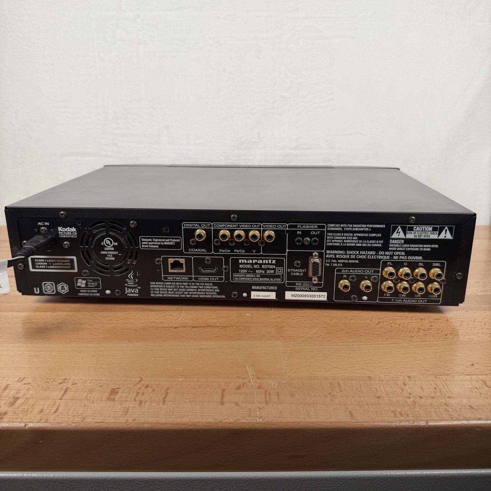MARANTZ NA7004 Network Audio Player HDAM DAC USB Works Tested OM04 7.0 No Remote