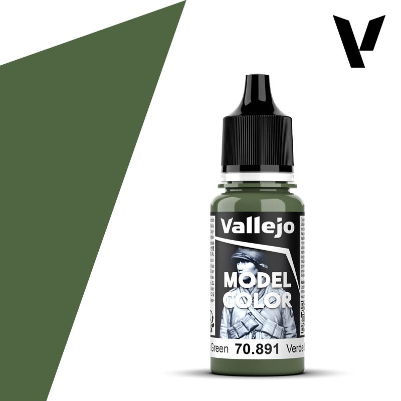 Vallejo Intermediate Green Model Color 17ml Acrylic Paint 70.891