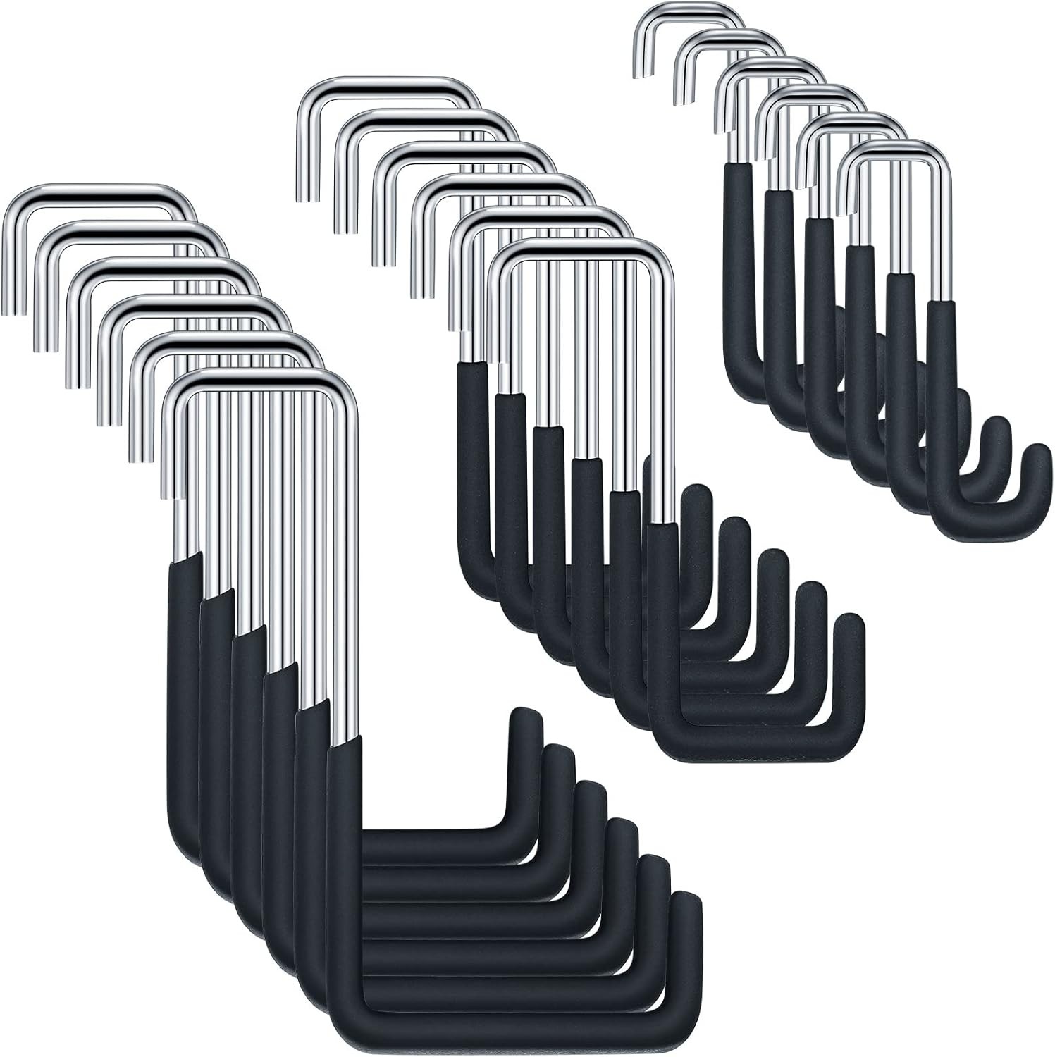 Hotop 18 Pcs Rafter Hanger Heavy Duty Large S Large, Medium, Small, Black