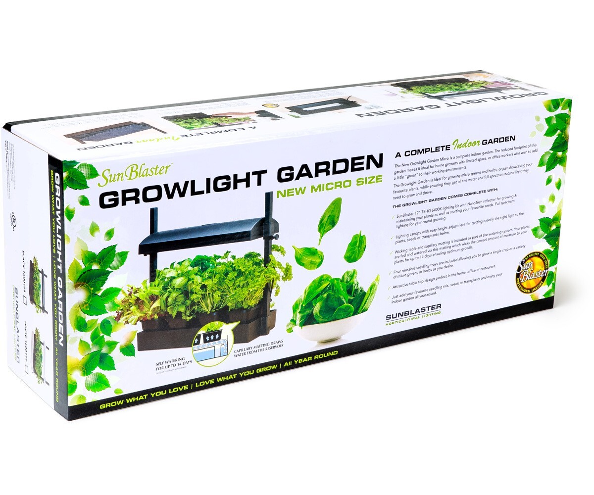 Sunblaster T5 Grow Light Garden, Black
