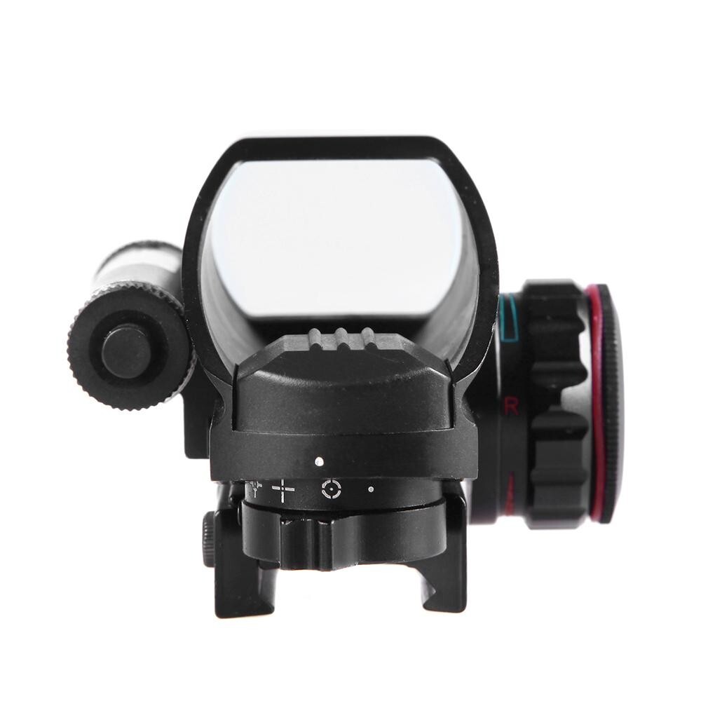 Sniper Holographic Red & Green Dot Laser Sight 4 Reticles with red laser