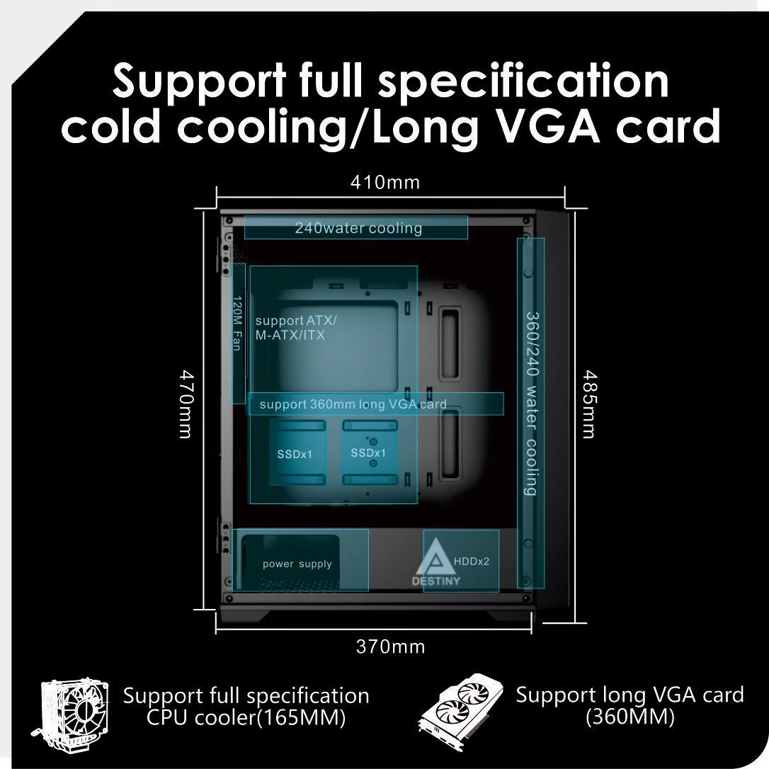 NEW CUSTOM GAMING DESKTOP PC AMD RYZEN 9 9950X 16GB DDR5 RAM CU2.86.10