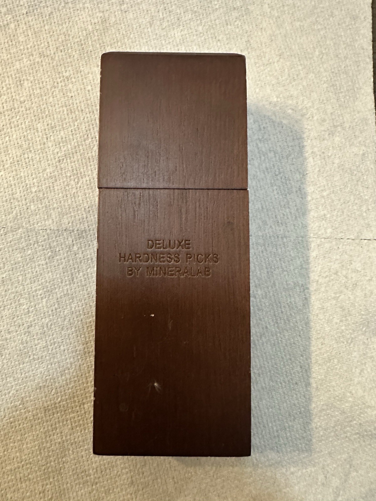 Mineralab Deluxe Hardness Pick Set & Mineral Identification Kit Nice Condition!