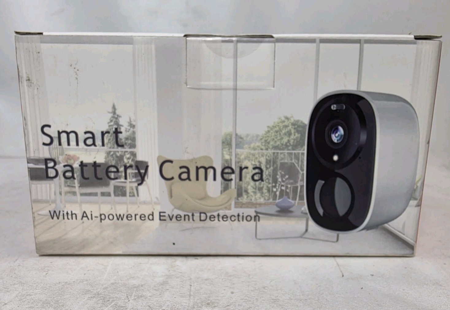 Hawkray Wireless Outdoor Camera - White 2.4GHz Wi-Fi Night Vision Weather Proof