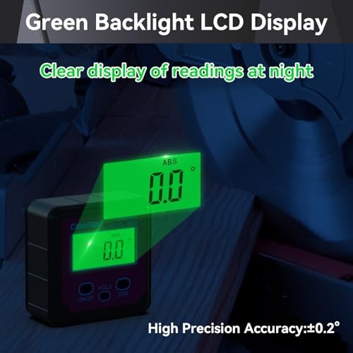 Digital Angle Gauge (Aluminum-with Hold Function)