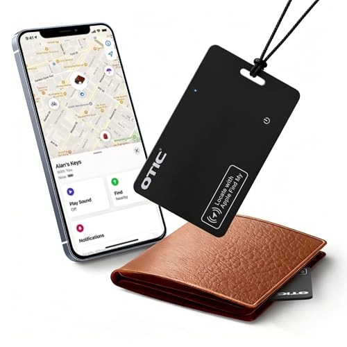 2026 [Apple MFi Certified](iOS Only) Wallet Tracker Card, Bluetooth Tag 1 pack