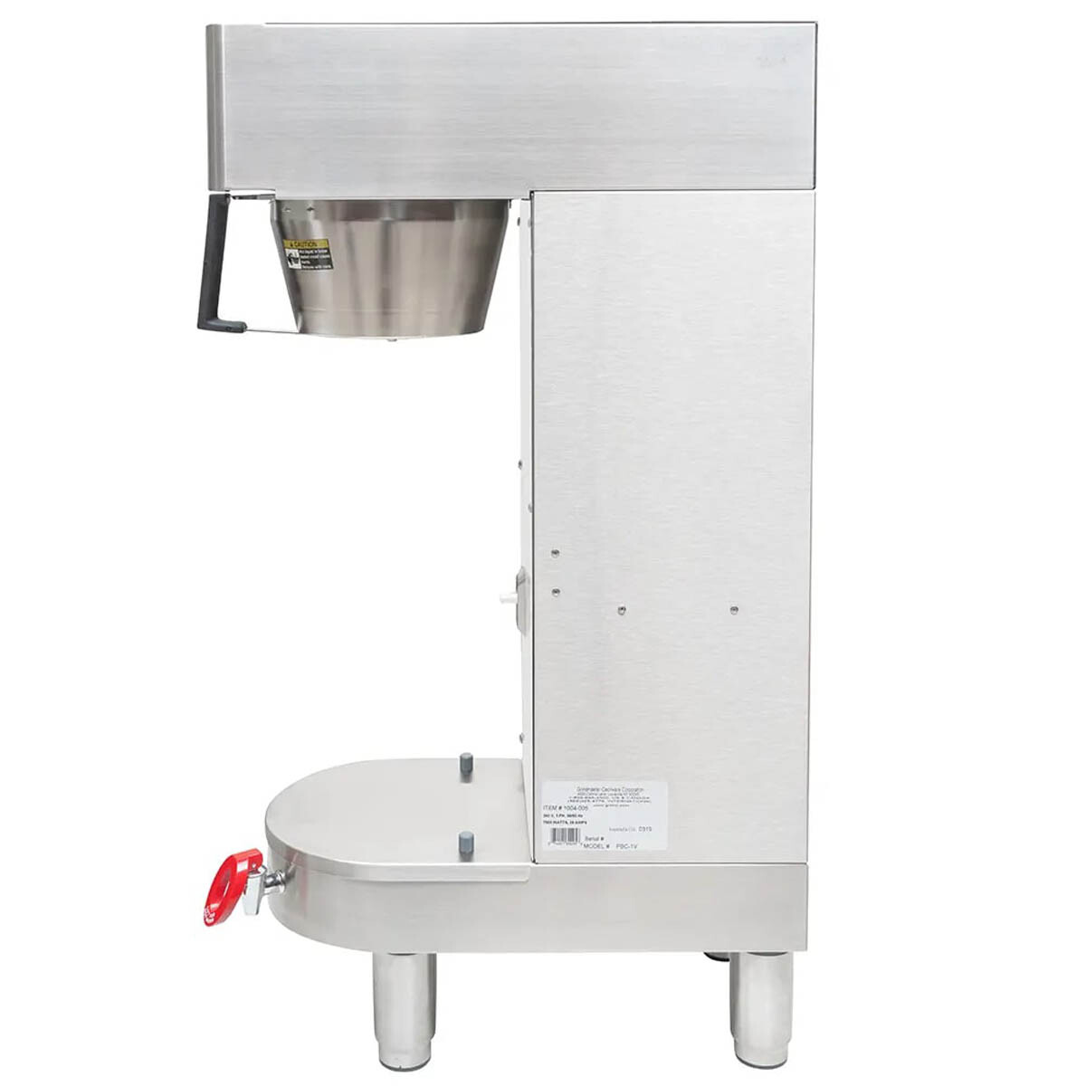 Grindmaster PBC-1V Single Coffee Brewer for Thermal Server For 1.5-Gal Vacuum...
