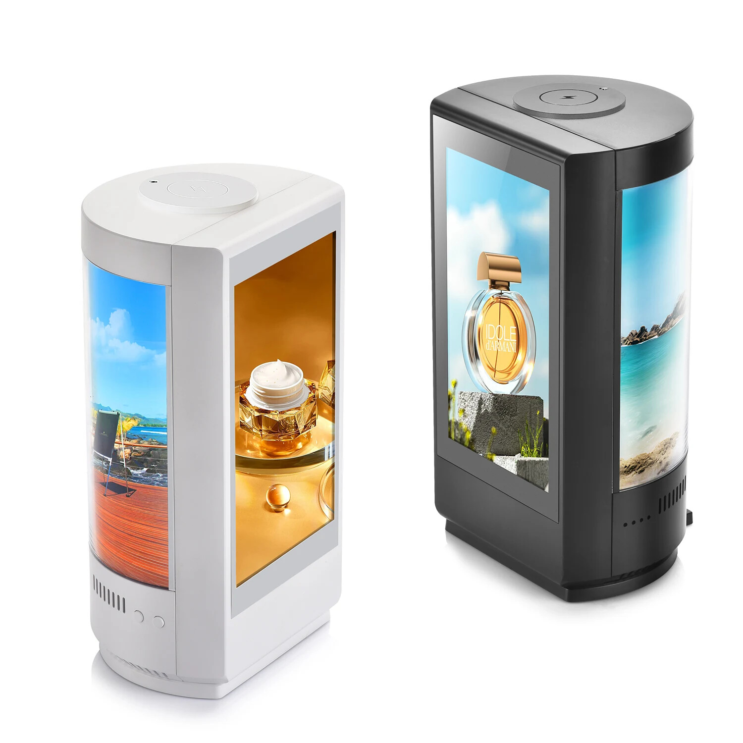 High CPU RAM 2G Touch Screen Advertising Charging Digital Signage And Displays