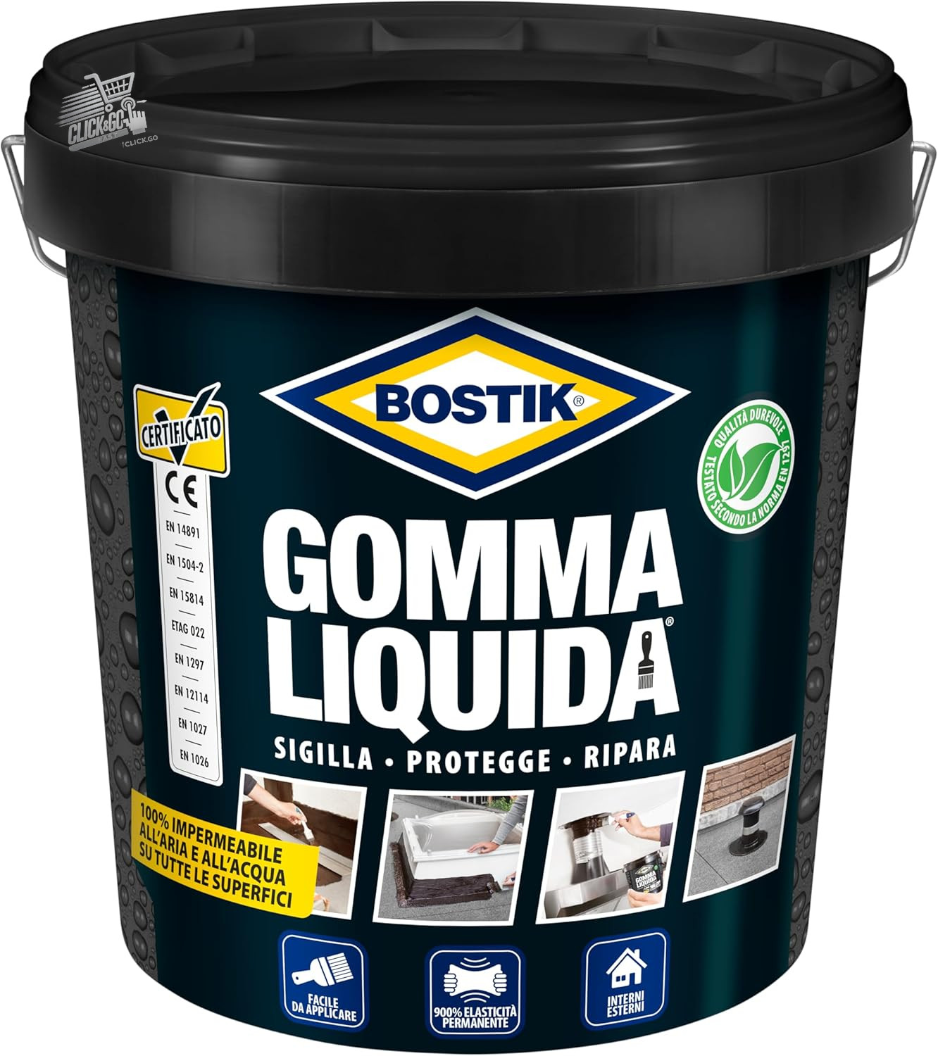 Liquid Rubber Waterproof Sealer Roof Repair Terraces 2.5L Profession